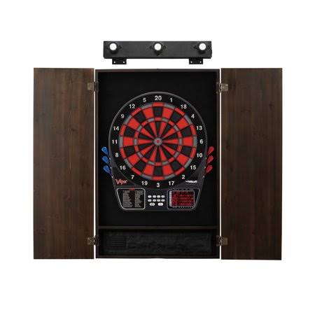 Electronic Dartboard with Cabinet and Light V60733