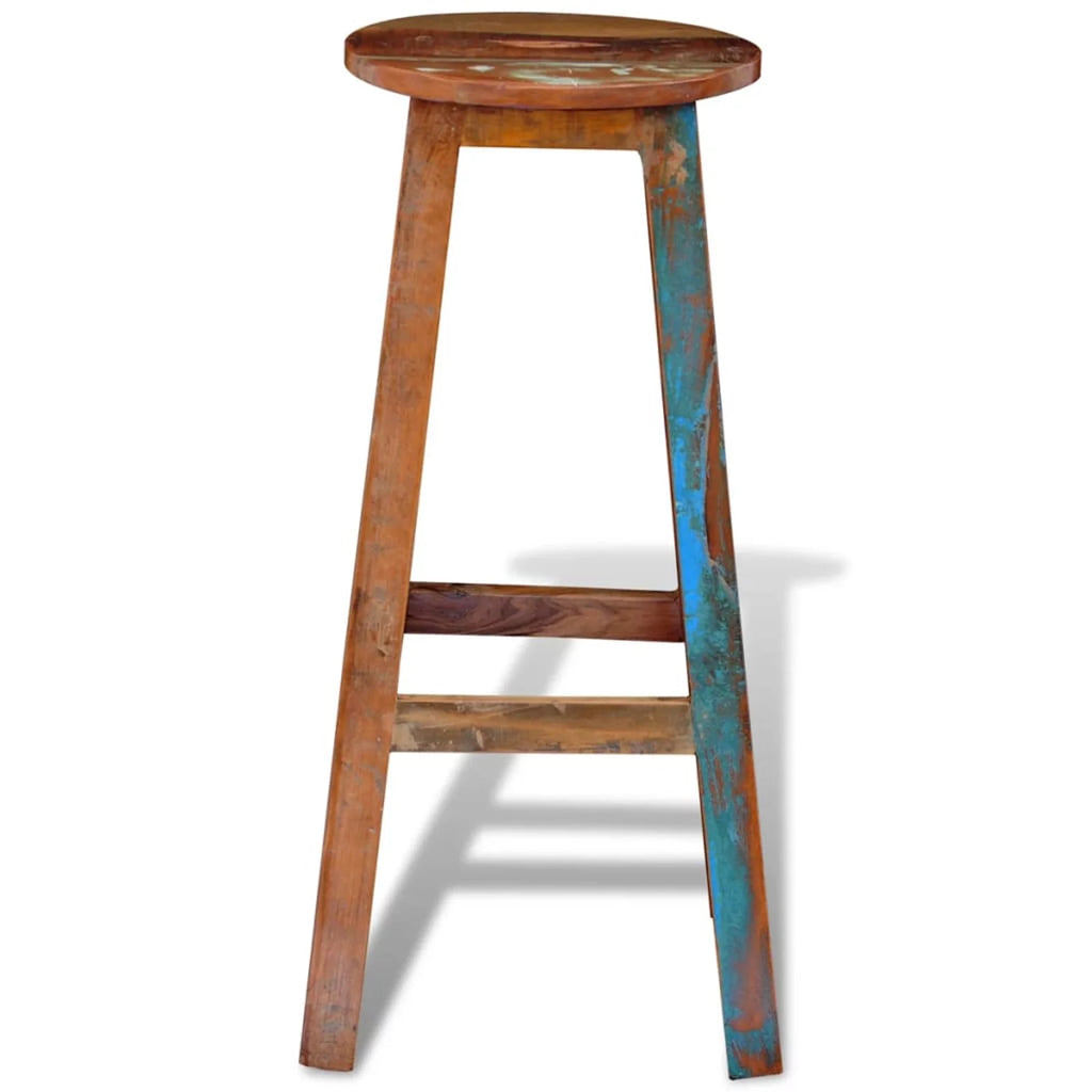 Solid Reclaimed Wood Bar Stool M129849