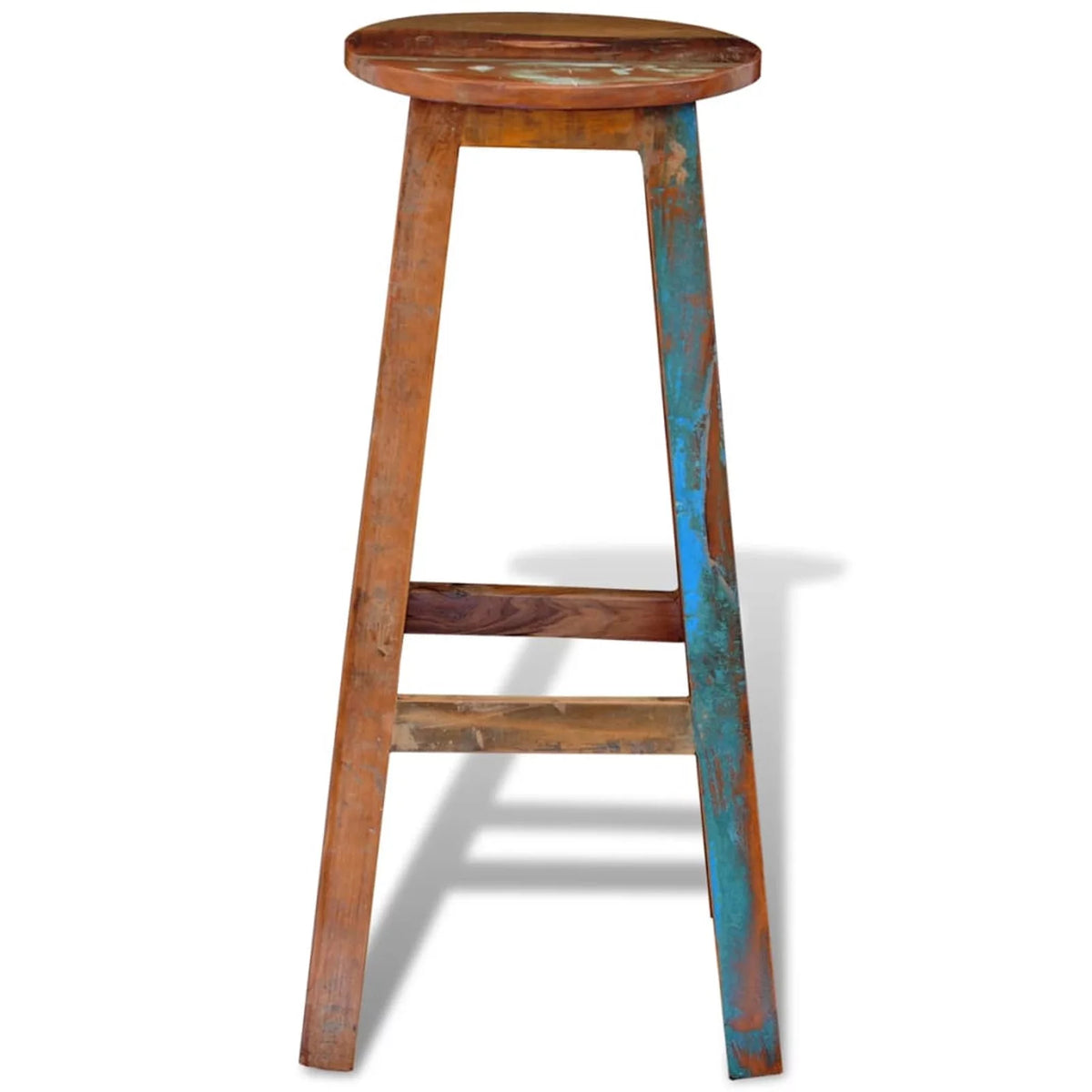 Solid Reclaimed Wood Bar Stool M129849