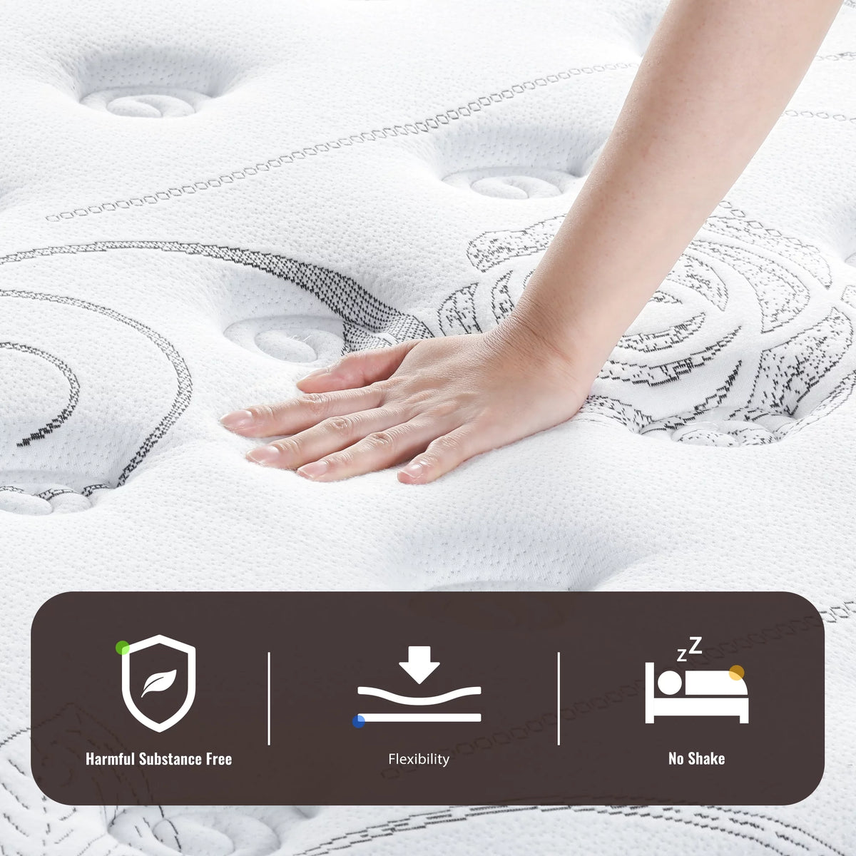 12'' Hybrid Mattress, Full V3171