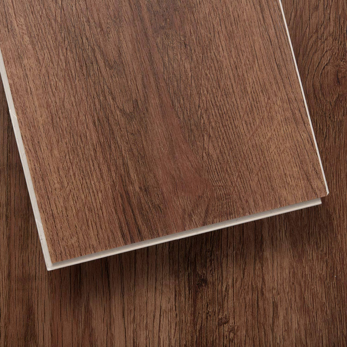 Brown Embossed Vinyl Flooring S74158