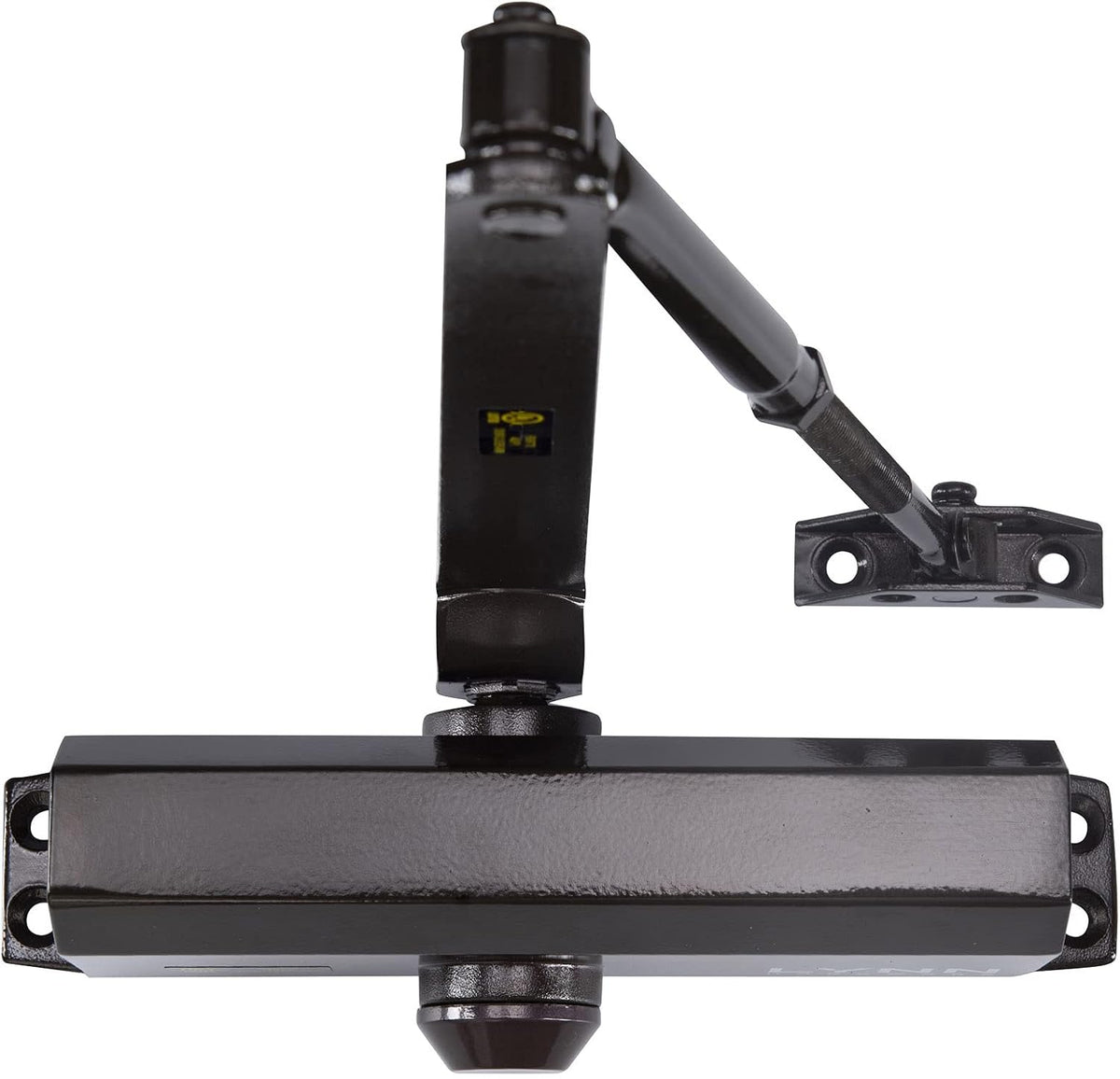 Medium Duty Commercial Door Closer Matte Black Cast Aluminum Fire Rated Size 3 Q58358