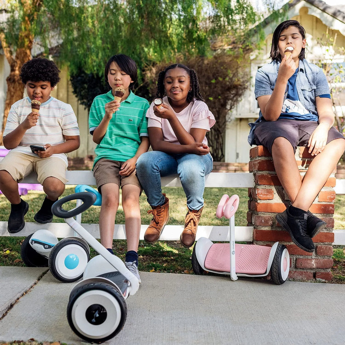 White Self-Balancing Electric Scooter I628439