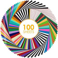 100 Pack 12"x12" Permanent Adhesive Vinyl R18963