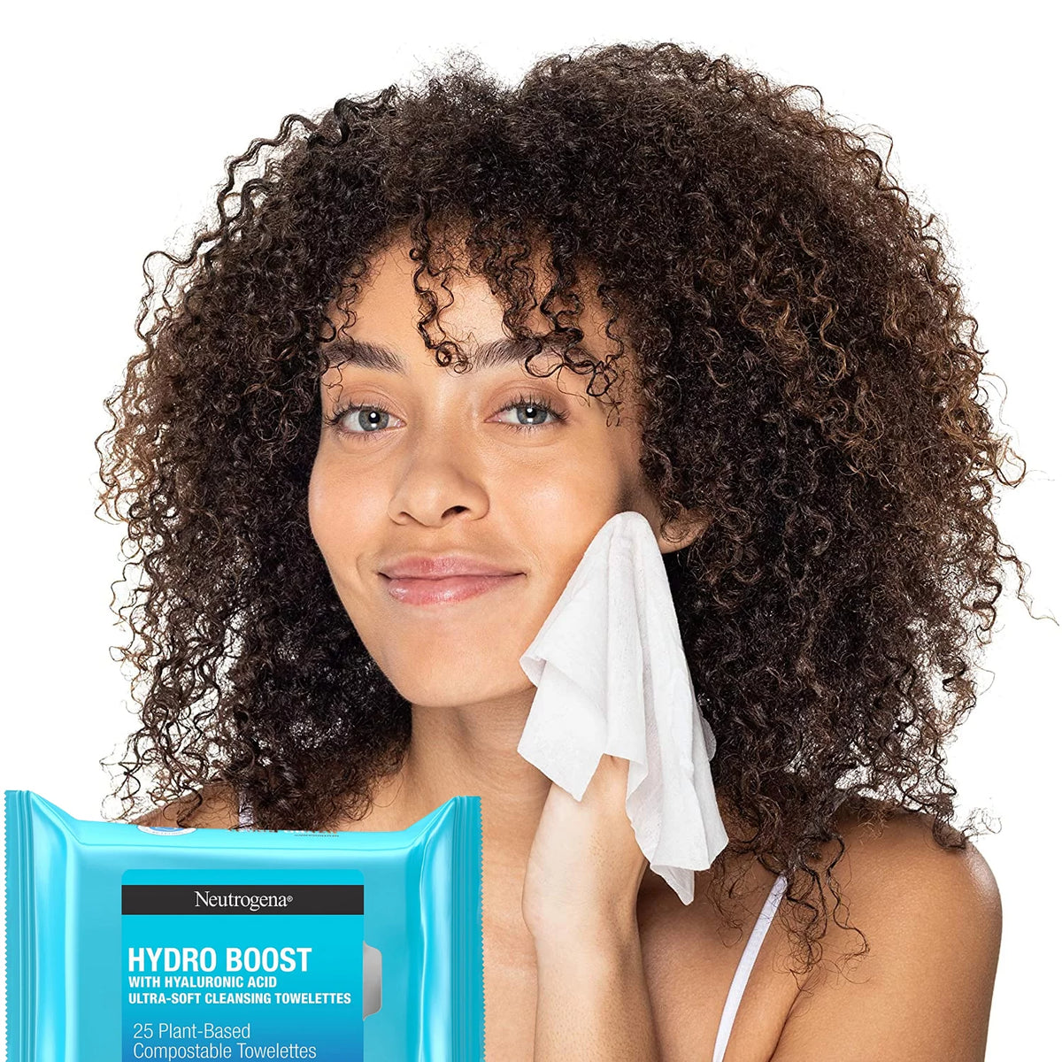 Facial Cleansing Wipes with Hyaluronic Acid, 139 Count R4970