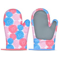 Christmas Oven Mitts Gloves Heat Resistant Silicone H365843