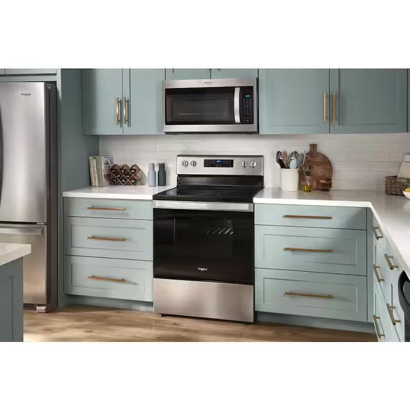 5.3 cu. ft. Electric Range with Air Fry in Stainless Steel N983