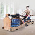 Water Rowing Machine with LED Display Foldable B4437