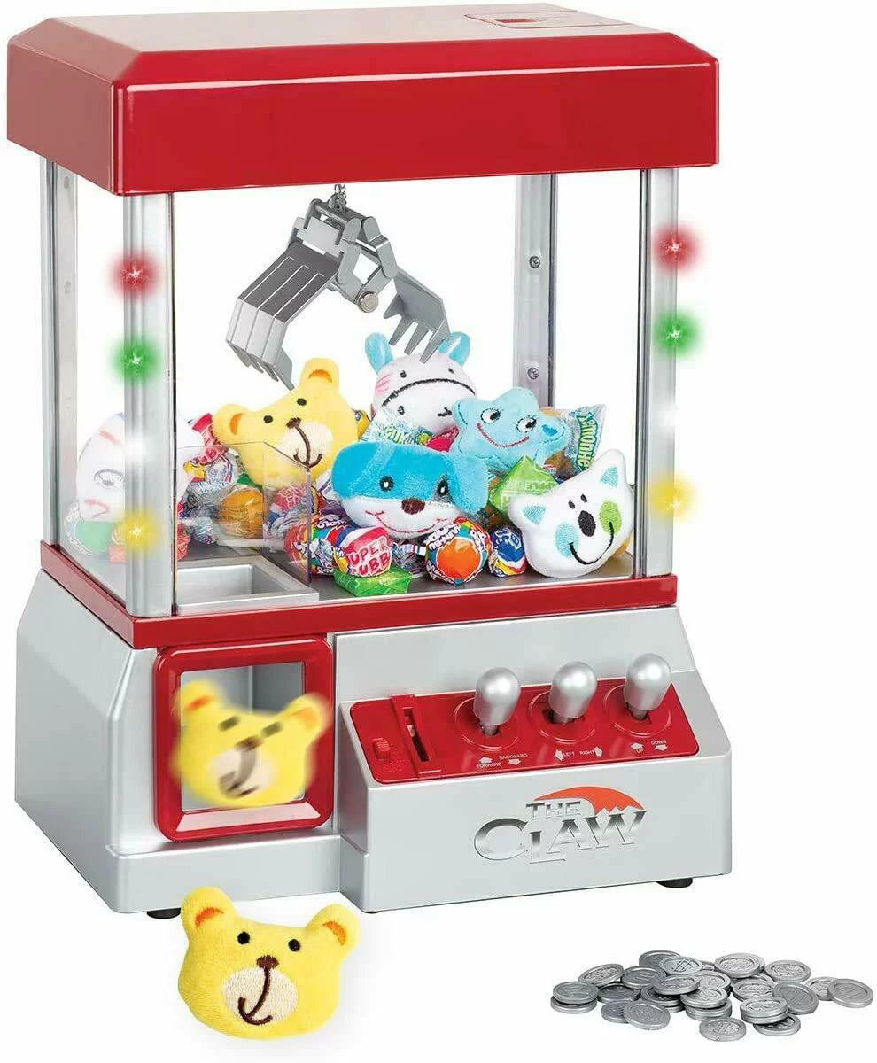 Claw Machine Arcade Game Candy Grabber Prize Dispenser Toy J86206