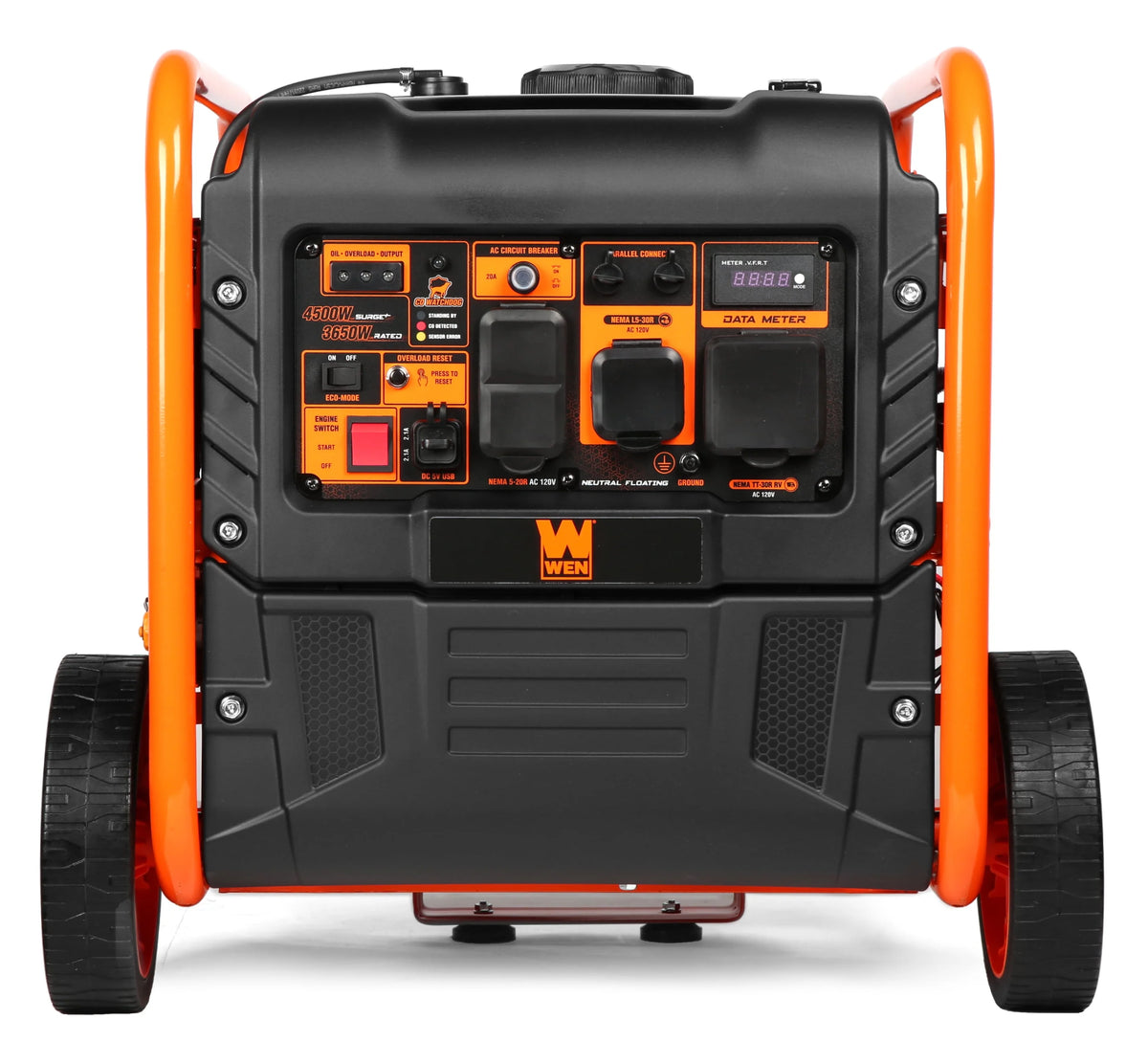 4500-Watt Dual Fuel Open Frame Inverter Generator with Electric Start D840564