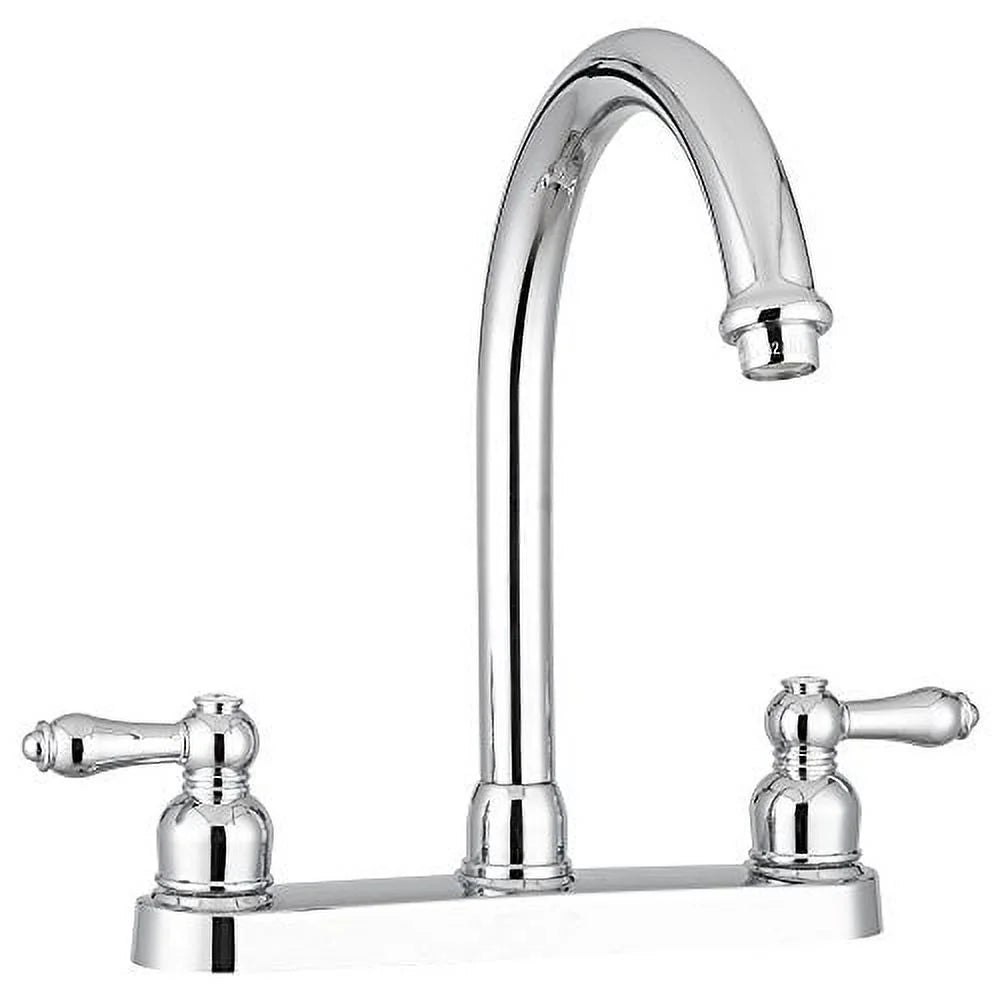 Chrome Polished Non-Metallic RV Kitchen Faucet F8166