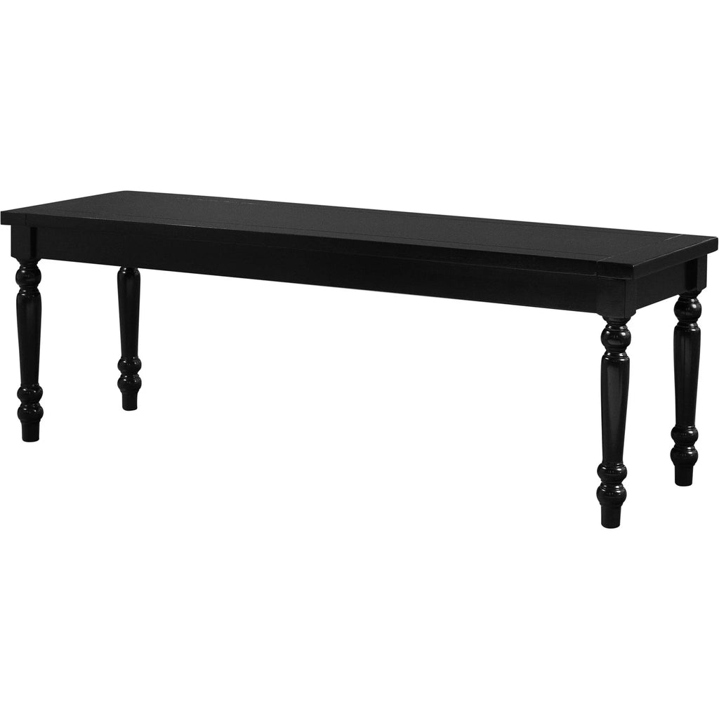 Black Dining Bench H340