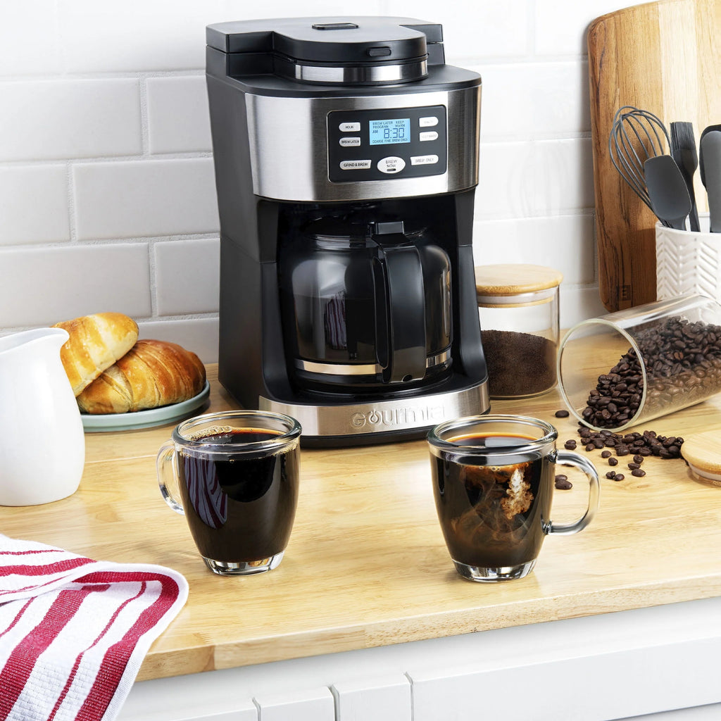 12-Cup Grind & Brew Coffee Maker with Integrated Grinder Black R55817