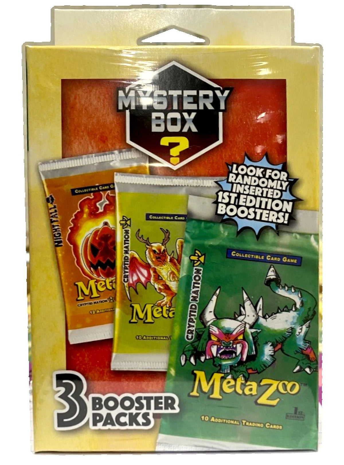 Trading Card Hanger Box with 3 Assorted Booster Packs J34804
