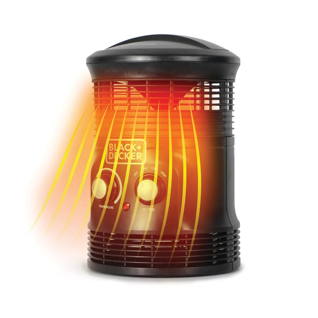 1,500-Watt-Max Portable 360° Surround Fan Heater with Thermostat I8203