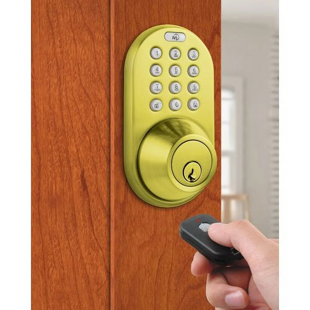 Antique Brass Digital Deadbolt Door Lock E8532