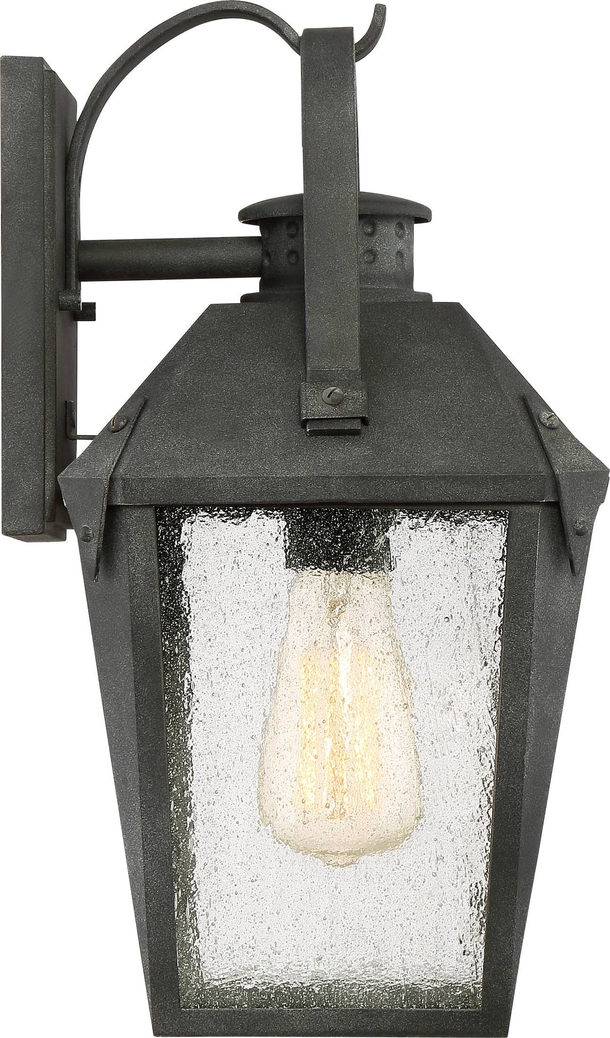 Mottled Black Outdoor Wall Light J8364