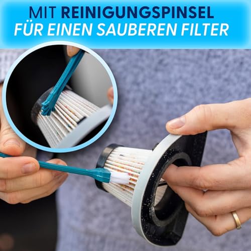 Portable Handheld Car Vacuum Cleaner with 16ft Cord, Bag, and Attachments K6477