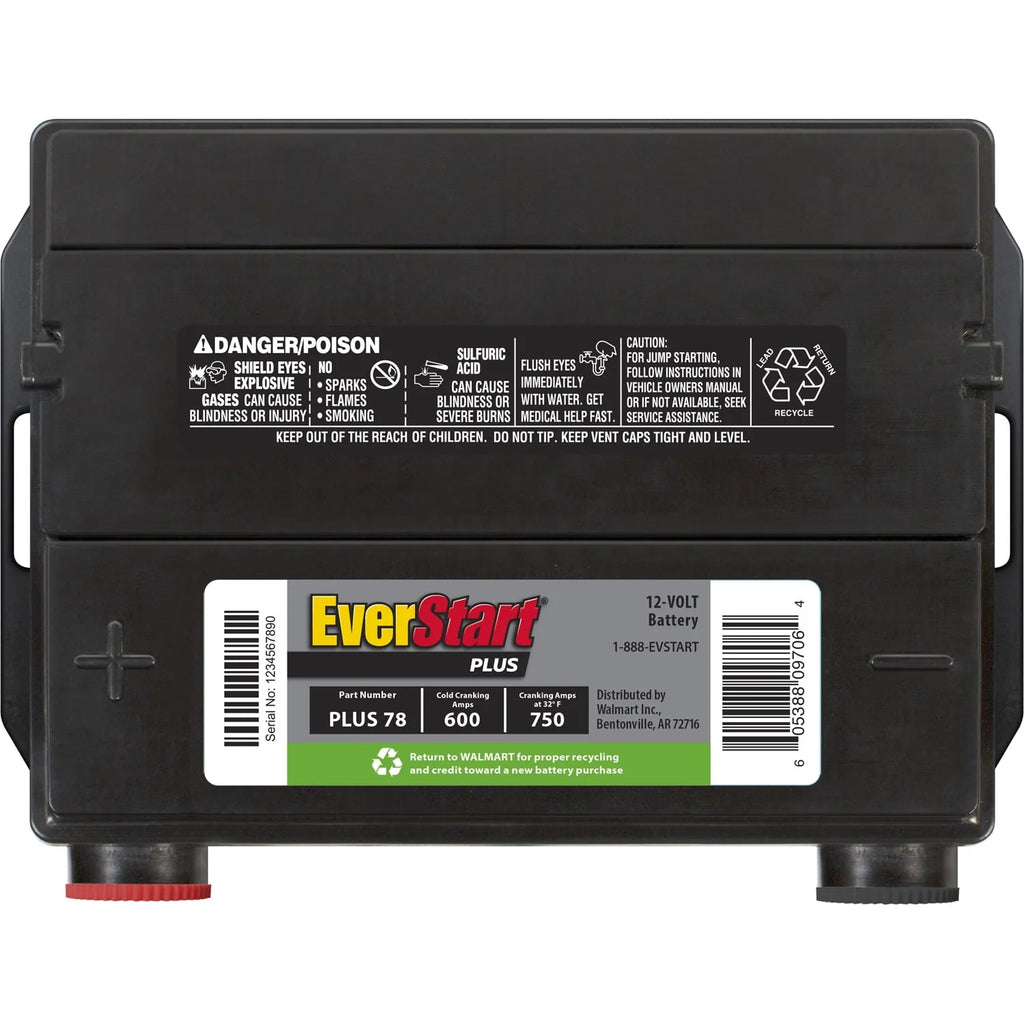 Lead Acid Automotive Battery Group 78 12 Volt 600 CCA I1246
