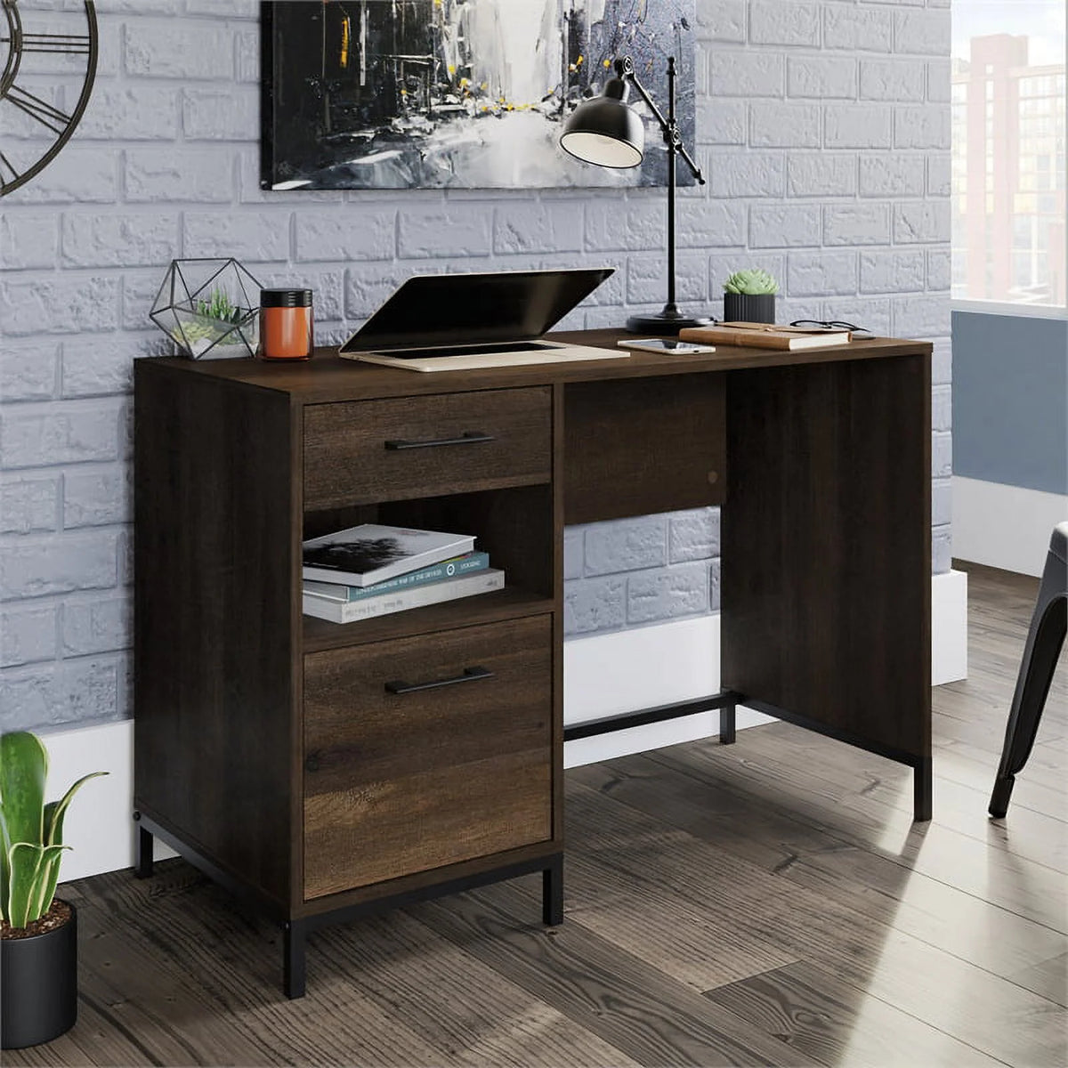 Contemporary Engineered Wood Desk V229334
