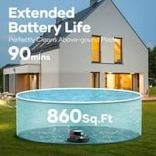 Cordless Robotic Pool Cleaner F961