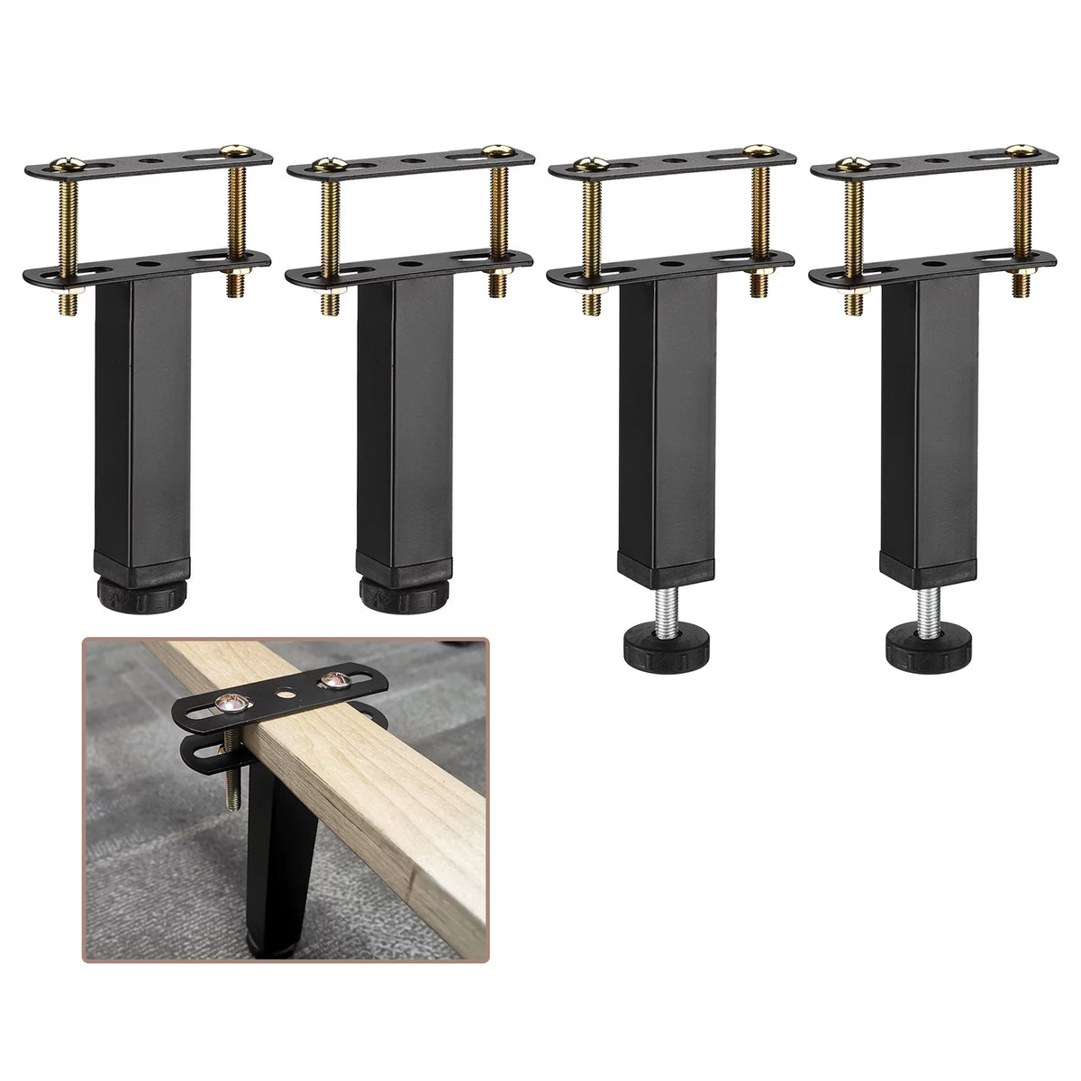 Adjustable Height Metal Bed Frame Support Leg U105499