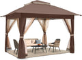 13x13Ft Pop Up Canopy Tent with Mosquito Netting Walls F562