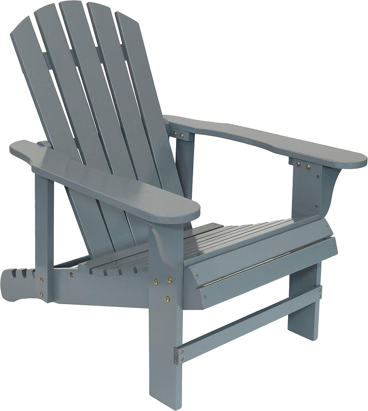 Red Set of 2 Fir Wood Adirondack Chair S22780
