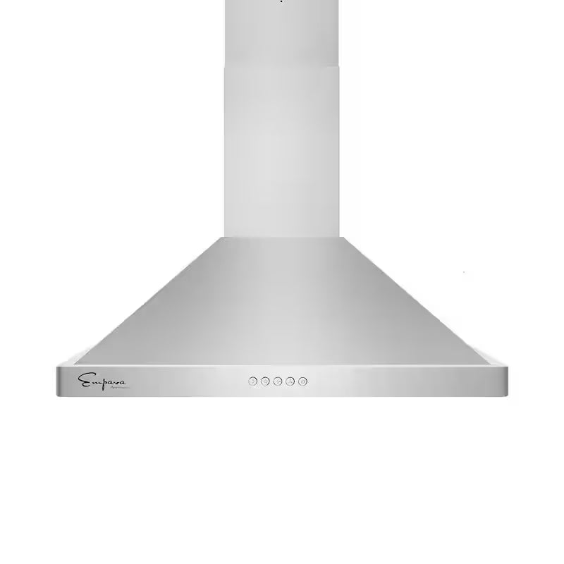 30 in. 400 CFM Convertible Wall Mount Range Hood in Stainless Steel with LED Lights V352608