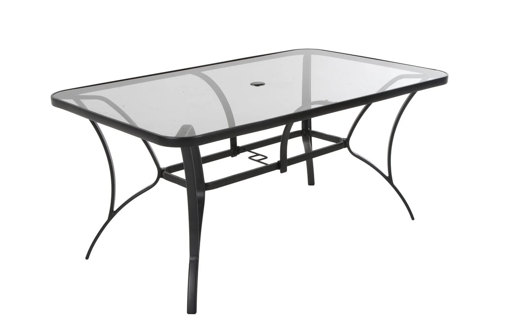 Dark Gray Steel Patio Dining Table C23250