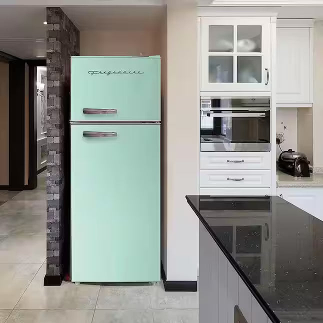 7.5 cu. ft. Retro Mini Fridge with Top Freezer N518446