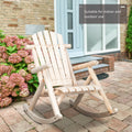 Fir Wood Rocking Chair U2600