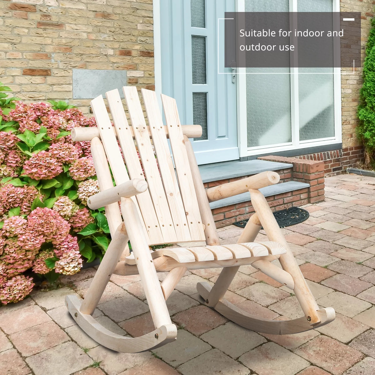 Fir Wood Rocking Chair U2600