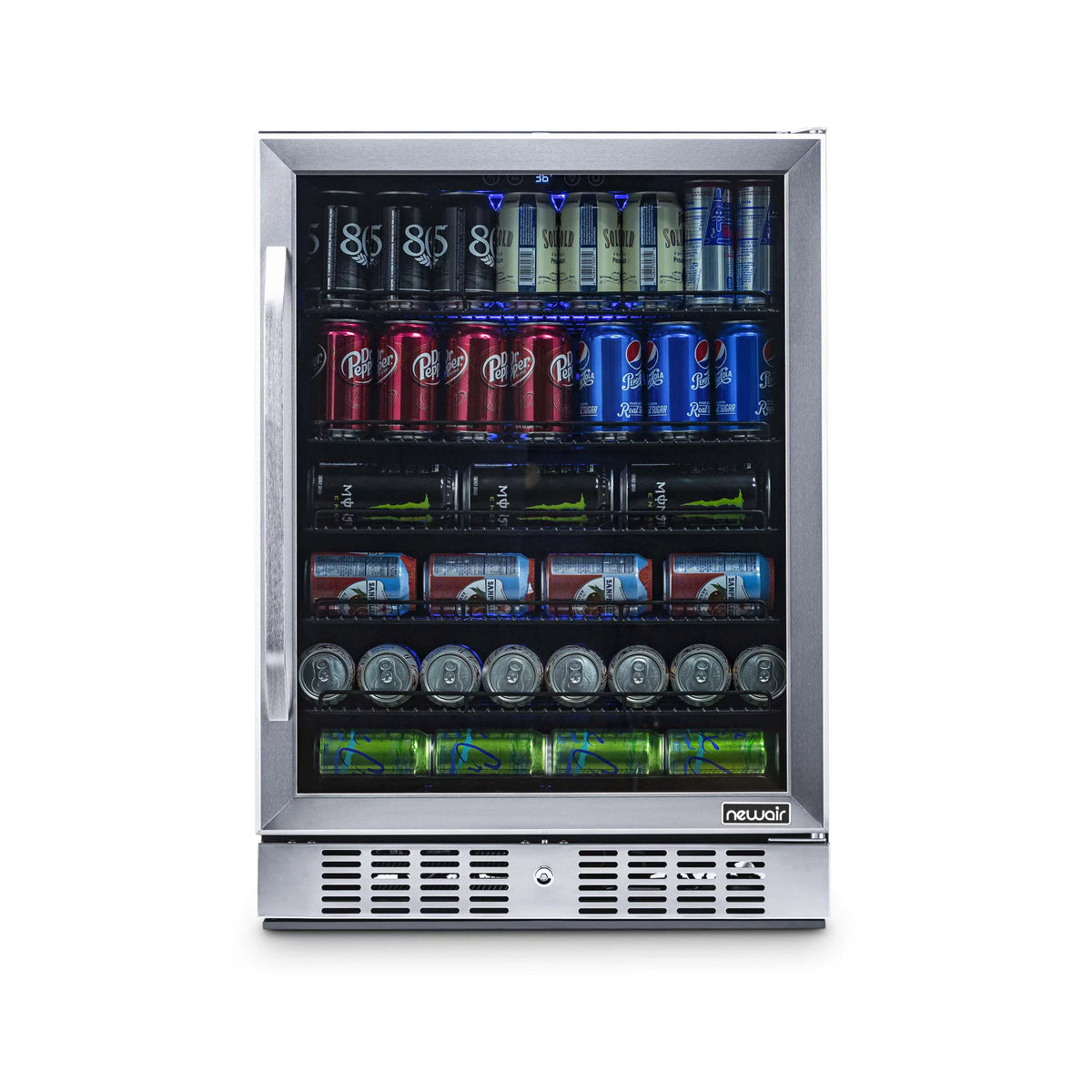 177 Can Stainless Steel Beverage Refrigerator G38202