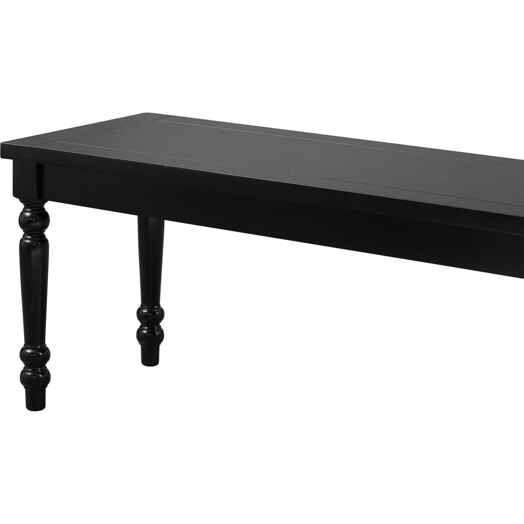 Black Dining Bench H340