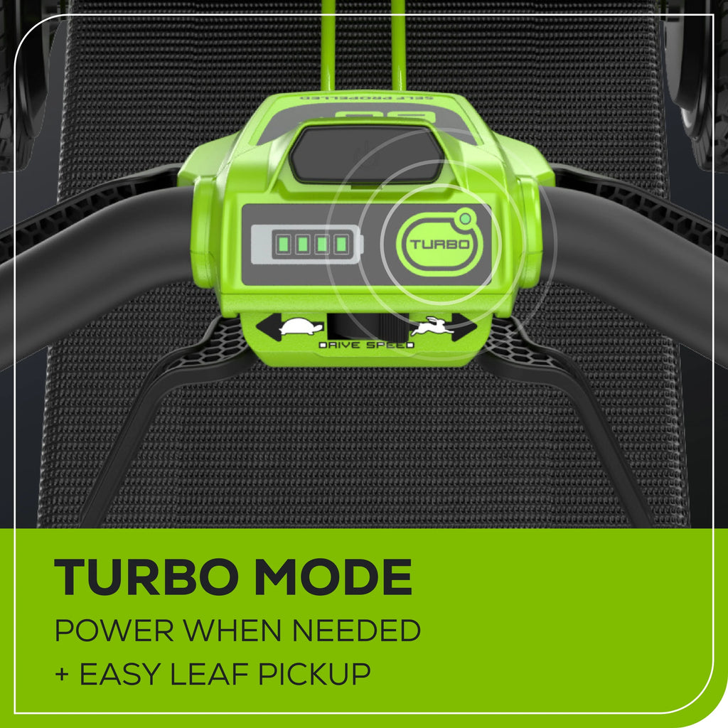 60V 21 Self Propelled Lawn Mower with 8.0 Ah Battery & Rapid Charger V552059