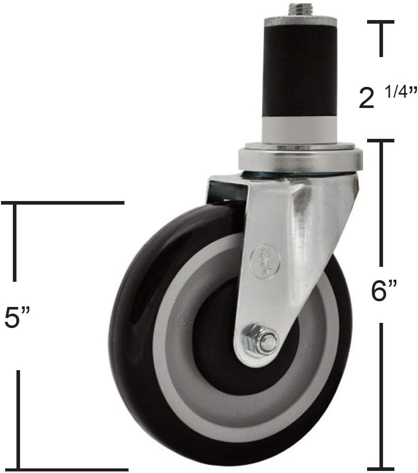 Set of 4 Polyurethane Wheel Caster Kit G710