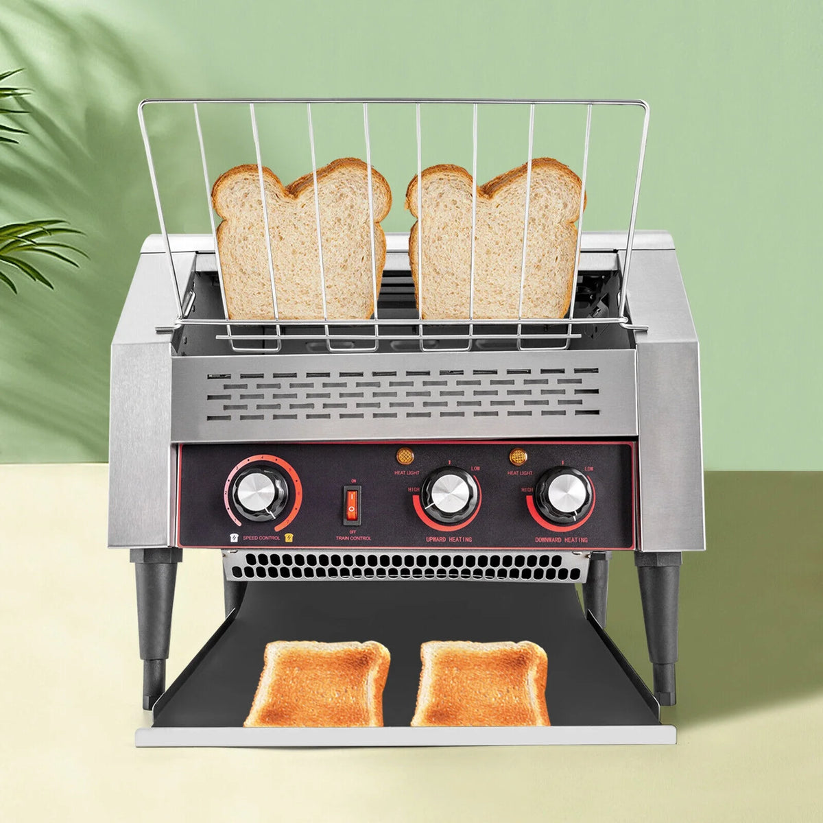 2600W Stainless Steel Commercial Conveyor Toaster R539381