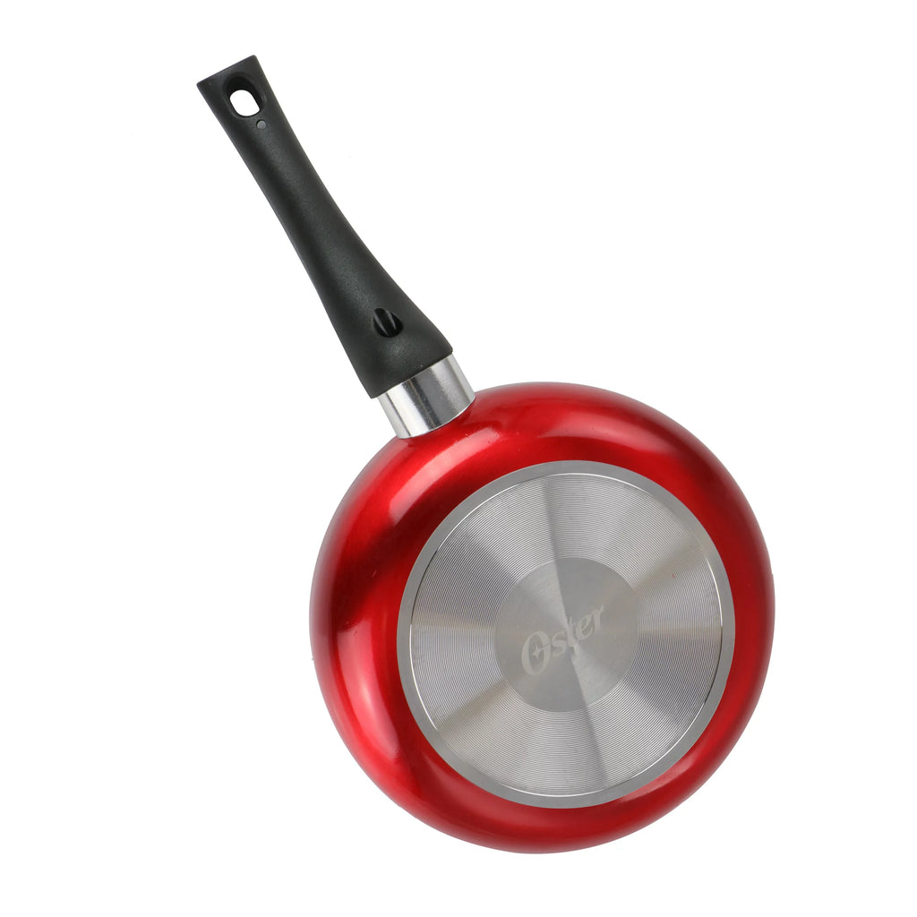 8 Inch Red Aluminum Non Stick Frying Pan C4887