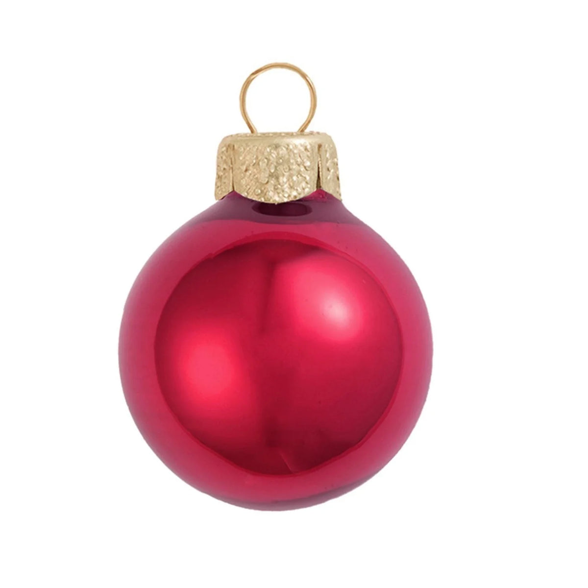 Glass Christmas Ball Ornaments 6" 150mm Red 2ct F4076