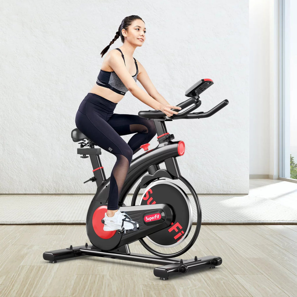 Indoor Cycling Bike with Heart Rate Monitor R22411