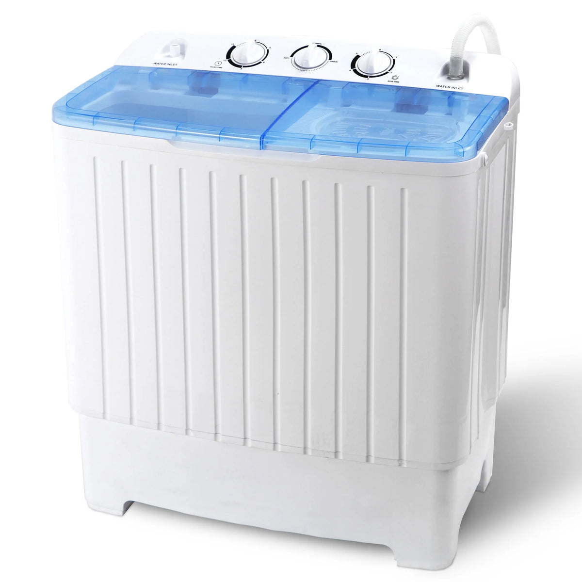 Portable Compact Twin Tub Washing Machine 11lb Washer 6.6lb Spin Dryer E180