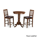 3 Piece Pub Table and 2 Counter Height Chairs Set Z473