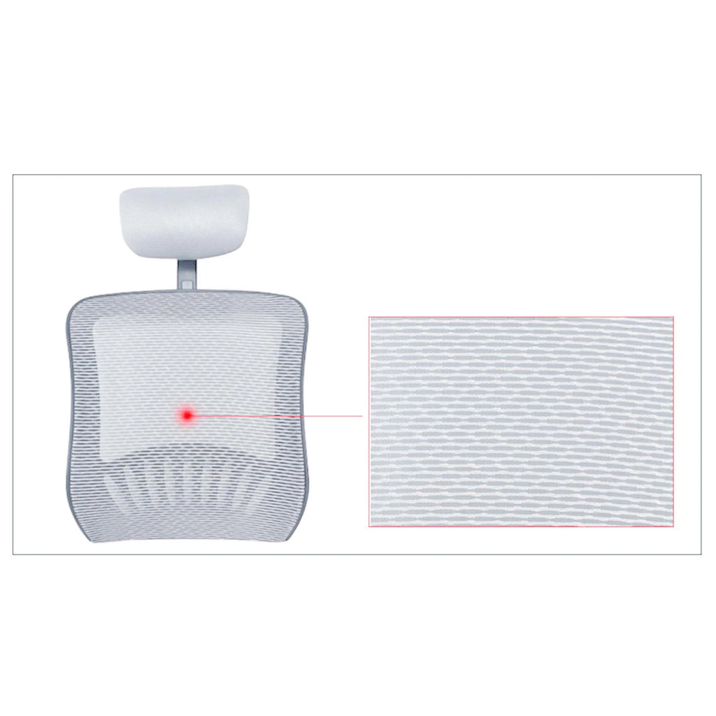Office Chair Mesh Back Support with Headrest K177449