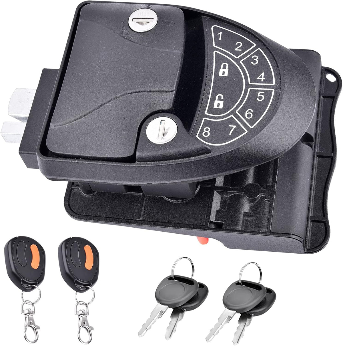 Waterproof Shockproof Metal RV Door Lock with Keypad W7596