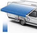Waterproof RV Awning Fabric Replacement 12' Blue Fade R55982