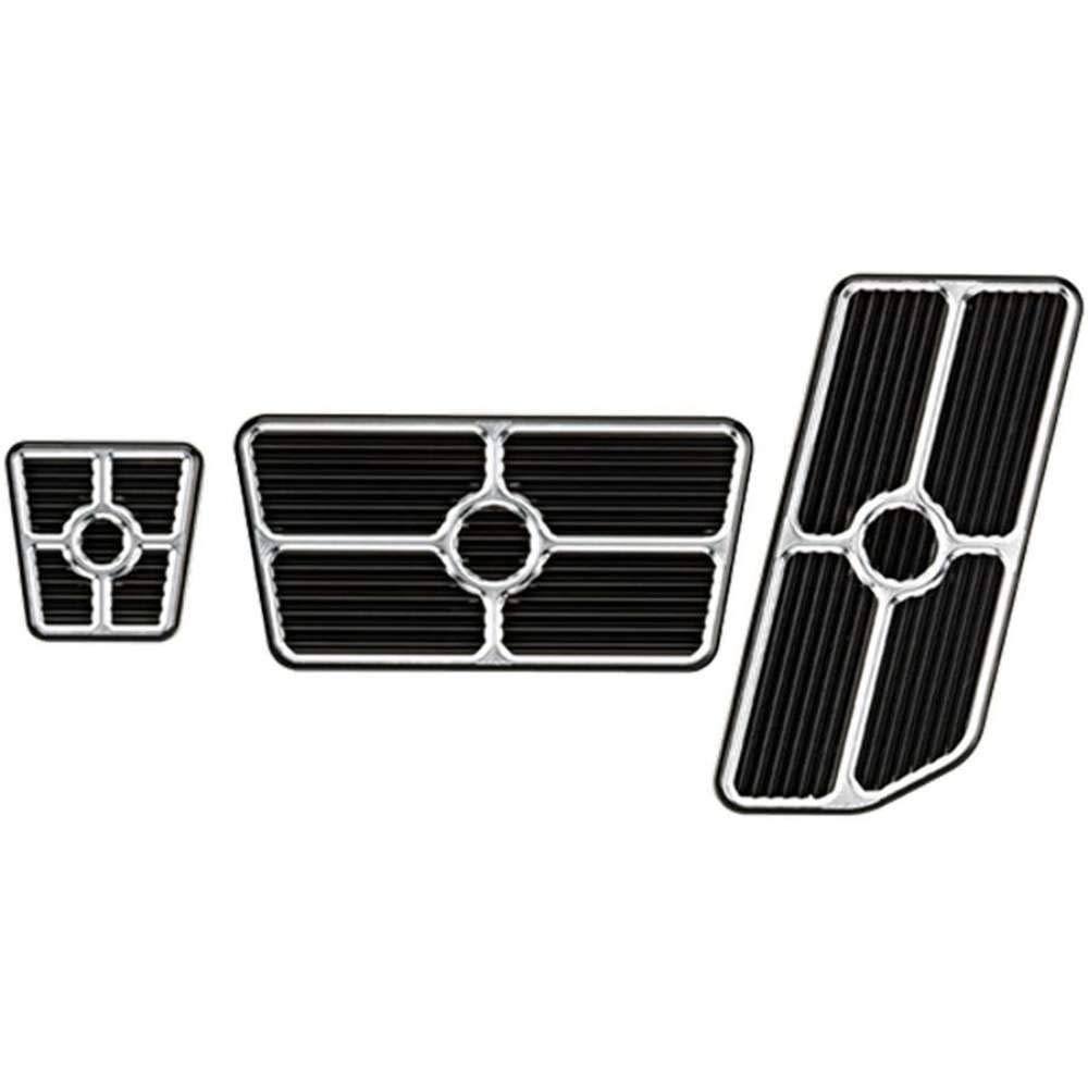 Universal Grooved Pedal Kits - Black U2830