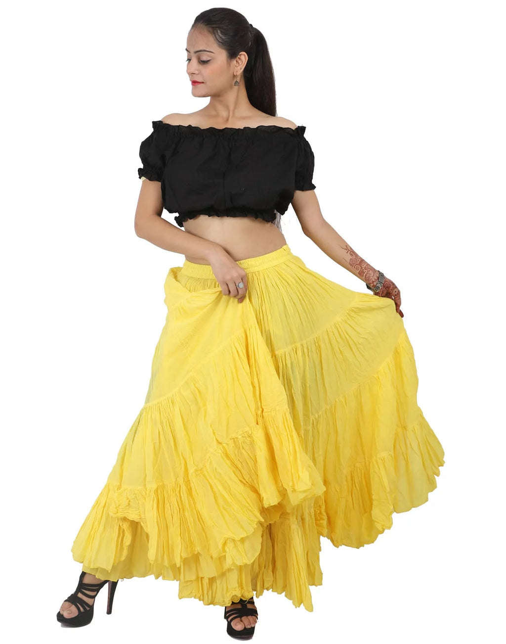 Plus Size 40 Inches Long 25 Yard Skirt G13168