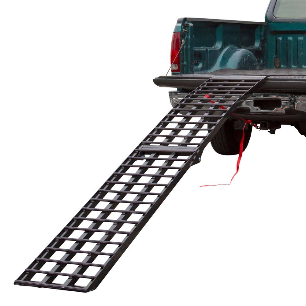 94.5" Black Single Folding Arched Motorcycle Ramp H745