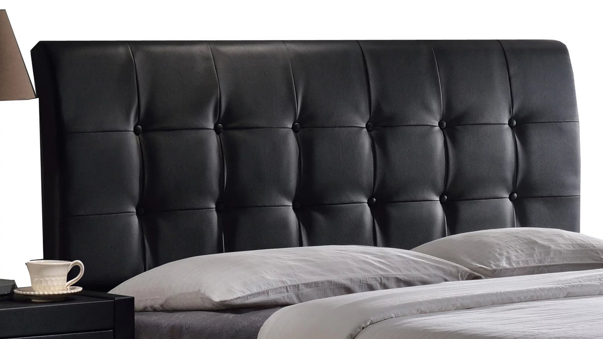 Black Tufted Upholstered Headboard K8038